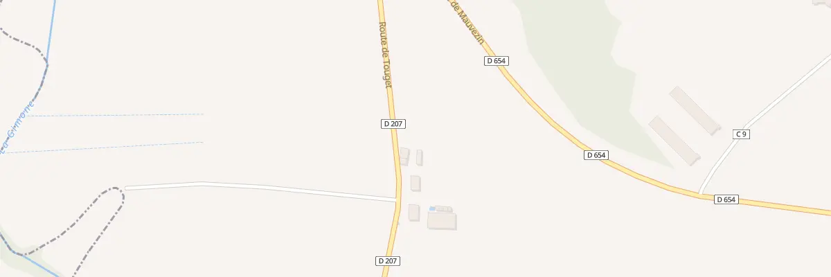 Plan du 531 Rte de Touget à Saint-Georges