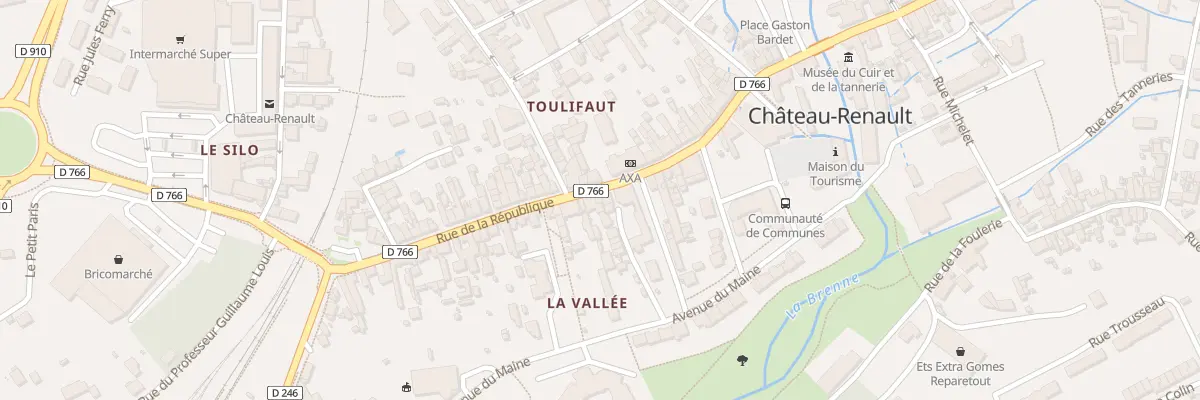 Plan du 139 Rue de la République à Château-Renault