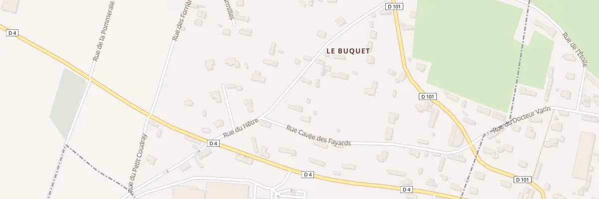 Plan du 4 Rue du Hetre à La Gaillarde