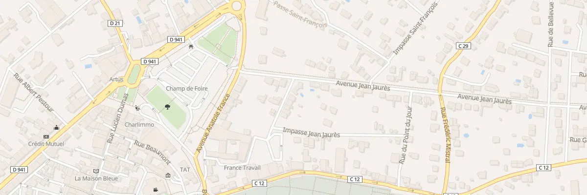 Plan du 9001 Imp Jean Jaurès à Saint-Junien