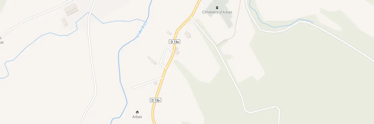 Plan du 1 Bouyguas à Arbas