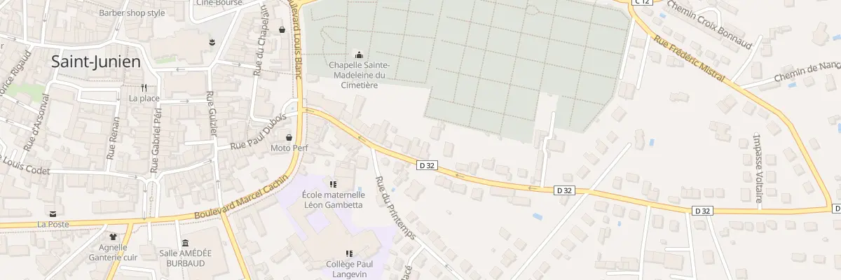 Plan du 15 Av Voltaire à Saint-Junien