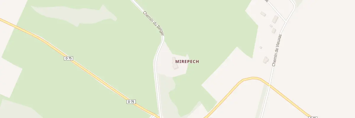 Plan du 62 Mirepech à Benque