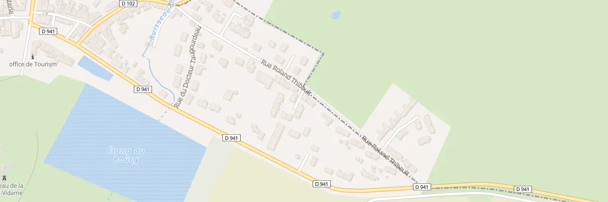 Plan du 16T Rue Roland Thibault à La Ferté-Vidame
