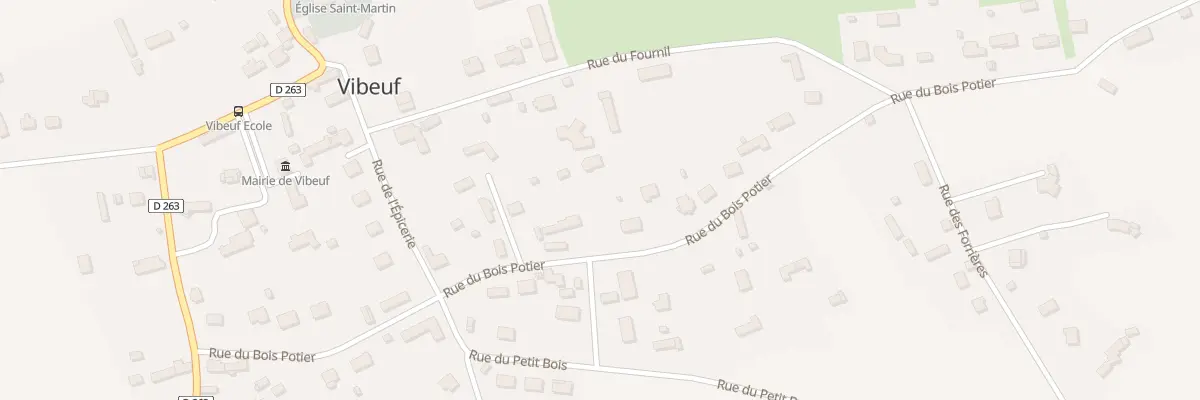 Plan du 333 Rue du Bois Potier à Vibeuf