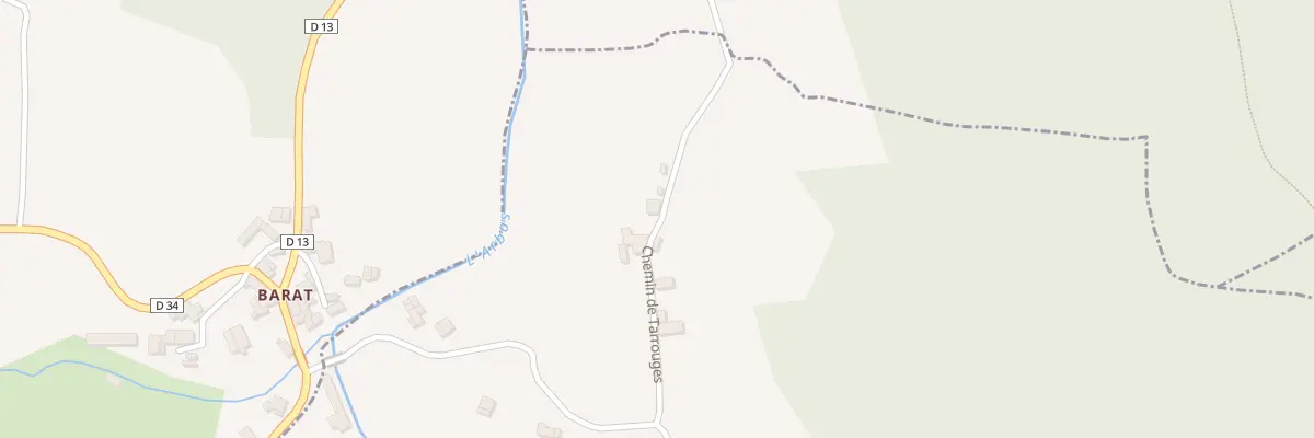 Plan du 146 Tarrouges à Arbas