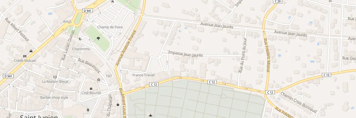 Plan du 9003 Imp Jean Jaurès à Saint-Junien