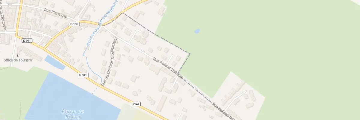 Plan du 19 Rue Roland Thibault à La Ferté-Vidame