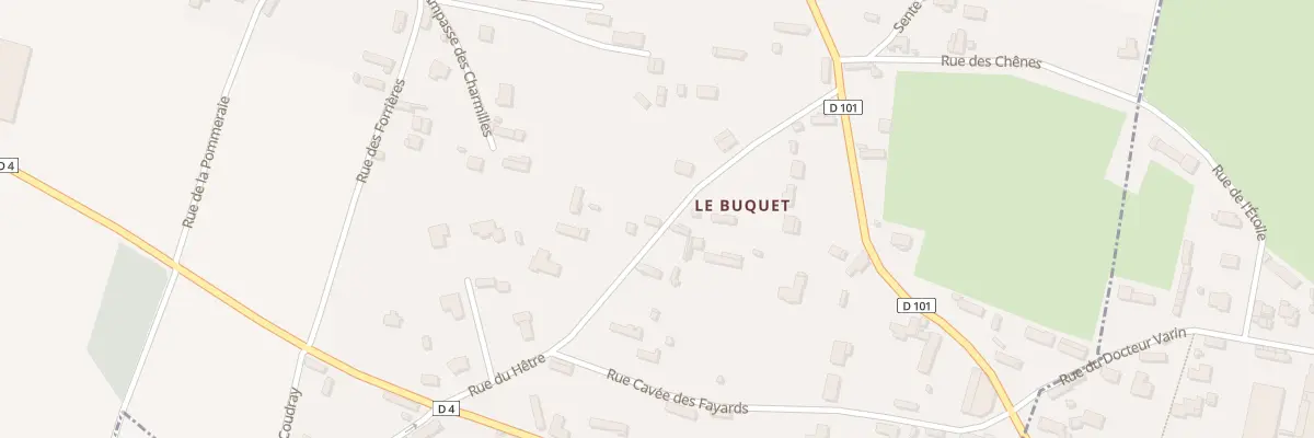 Plan du 7 Rue du Hetre à La Gaillarde