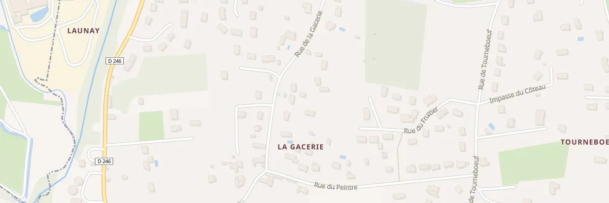 Plan du 16 Rue de la Gacerie à Auzouer-en-Touraine