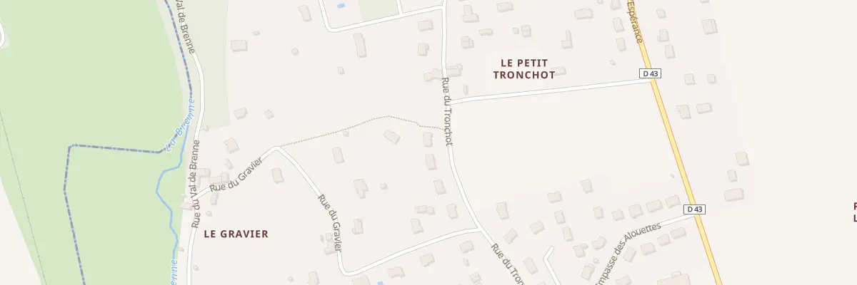 Plan du 22 Rue du Tronchot à Neuville-sur-Brenne