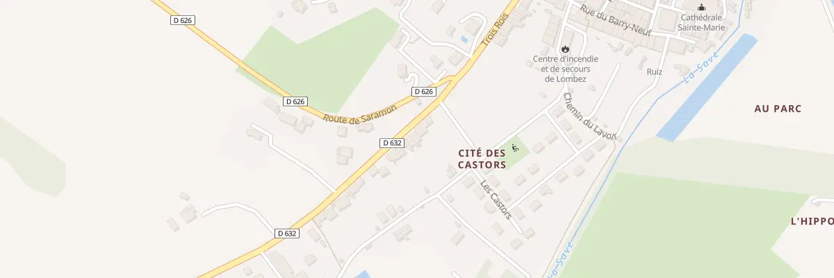 Plan du 7 Av de la Gailloue à Lombez