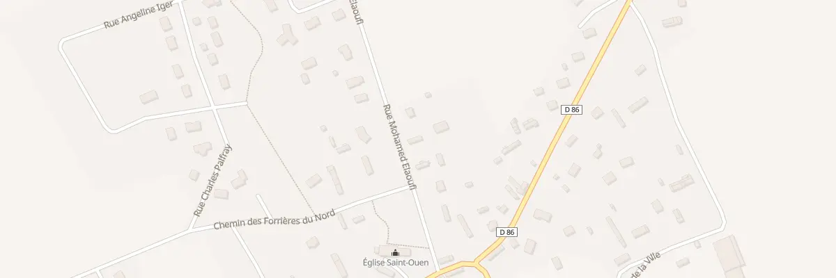 Plan du 7 Rue Mohamed Elaoufi à Tourville-la-Campagne