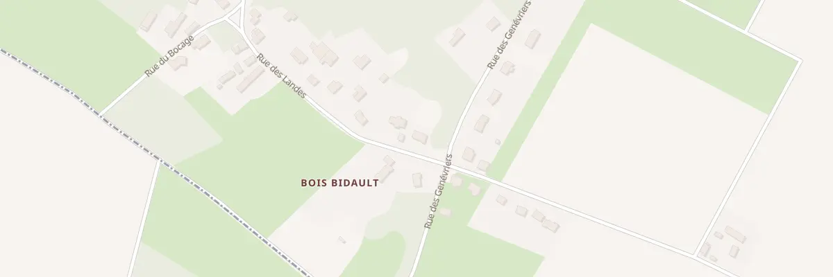 Plan du 23 Rue des Landes à Athée-sur-Cher