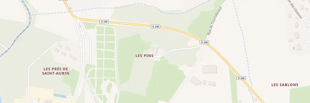 Plan du 76 Les Pins à Auzouer-en-Touraine