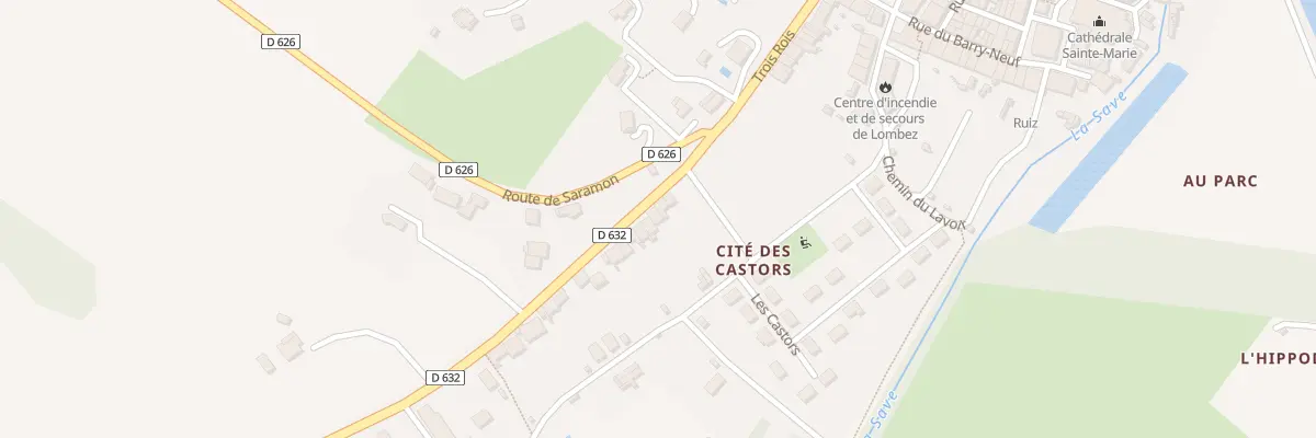 Plan du 5 Av de la Gailloue à Lombez
