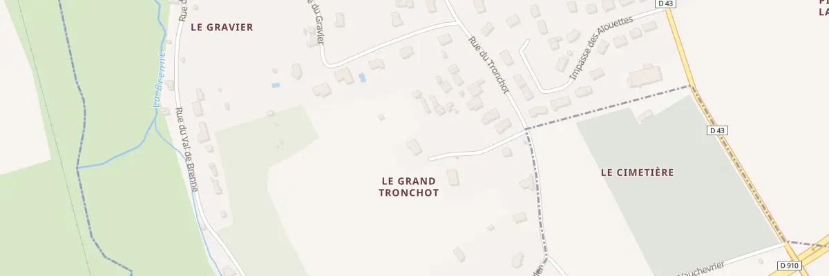Plan du 38 Rue du Tronchot à Neuville-sur-Brenne