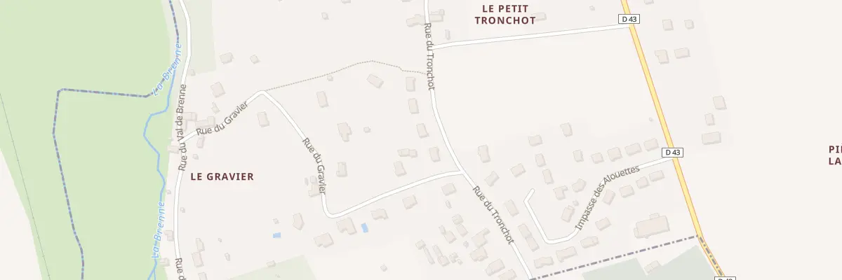 Plan du 26 Rue du Tronchot à Neuville-sur-Brenne