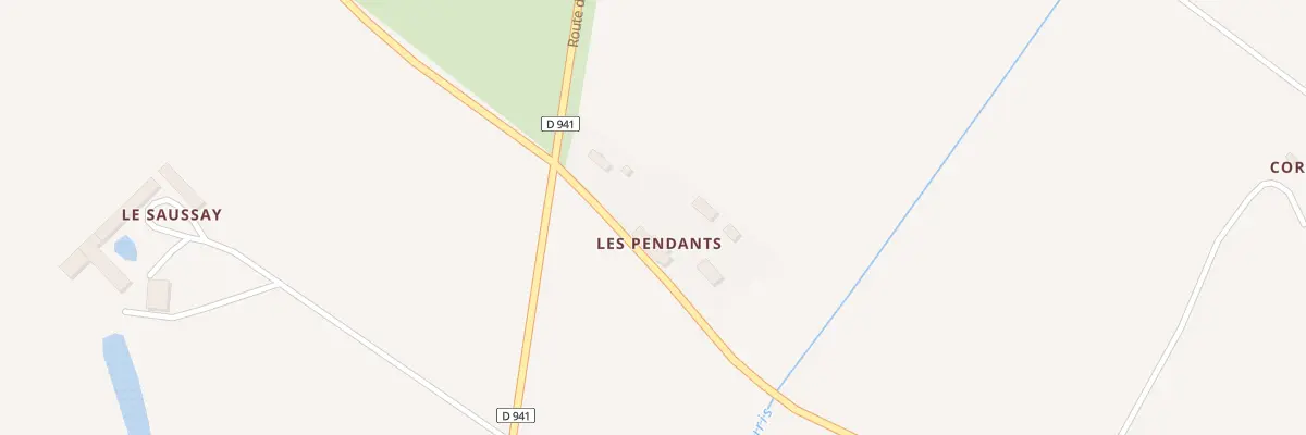 Plan du 2 Les Pendants à Lamblore