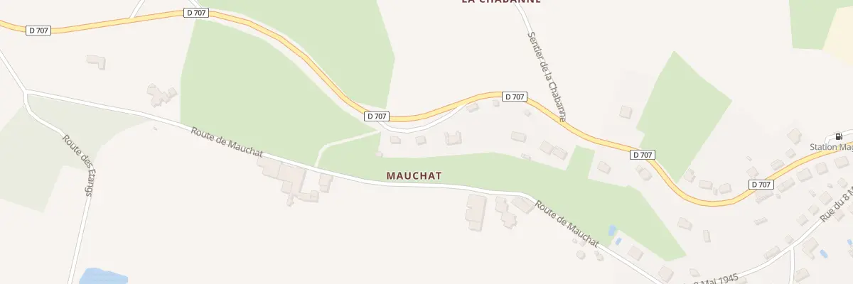 Plan du 1033 Mauchat à Thiviers