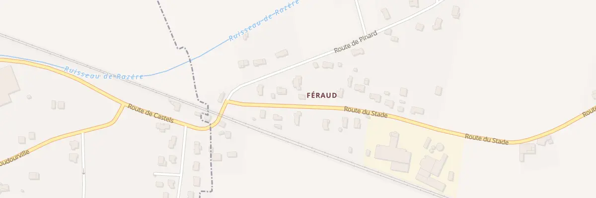 Plan du 1602 Rte du Stade à Goudourville