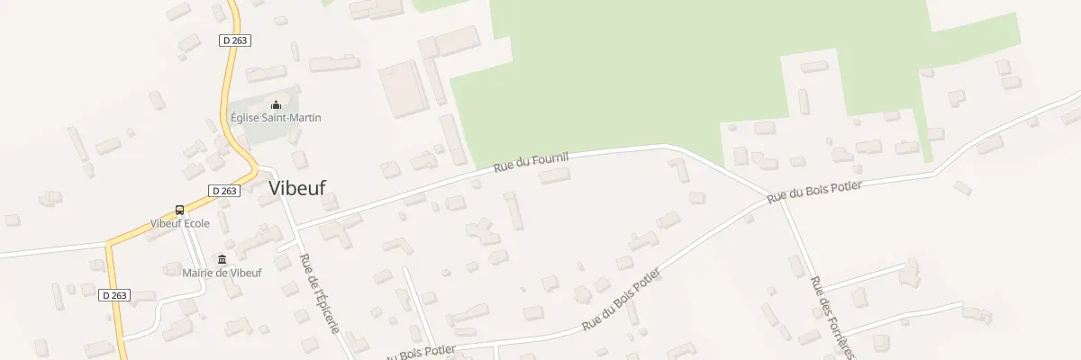 Plan du 200 Rue du Fournil à Vibeuf