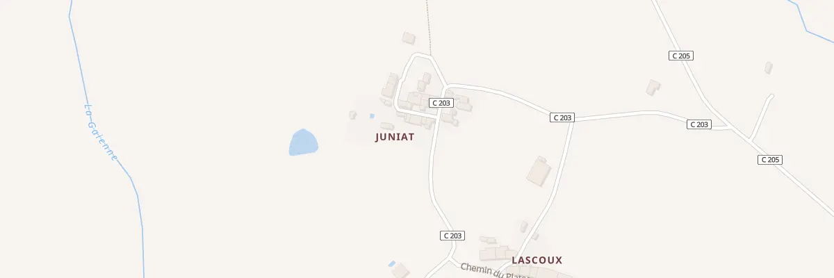 Plan de All des Sabotiers à Nouic