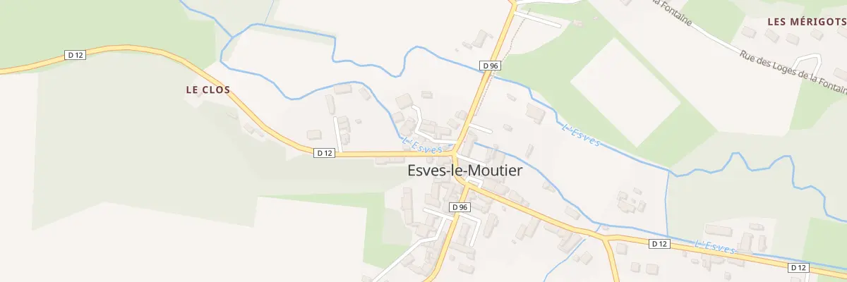 Plan du 2 Rue Alfred de Vigny à Esves-le-Moutier