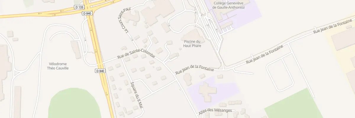 Plan du 5 Rue de Sainte Colombe au Neubourg