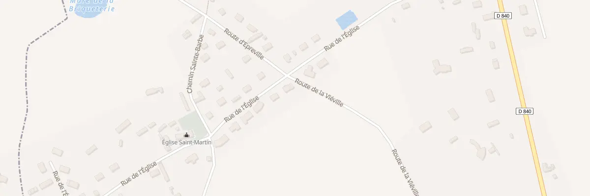 Plan du 7B Rue de l’Eglise au Tremblay-Omonville