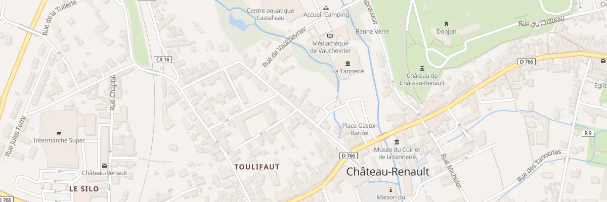 Plan du 8 Rue Paul-louis Courier à Château-Renault