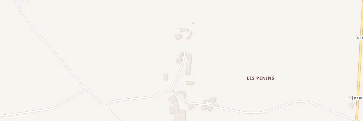 Plan du 5 Les Penins à Haims