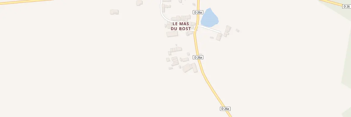 Plan du 5290 Le Mas du Bost à Saint-Bonnet-de-Bellac