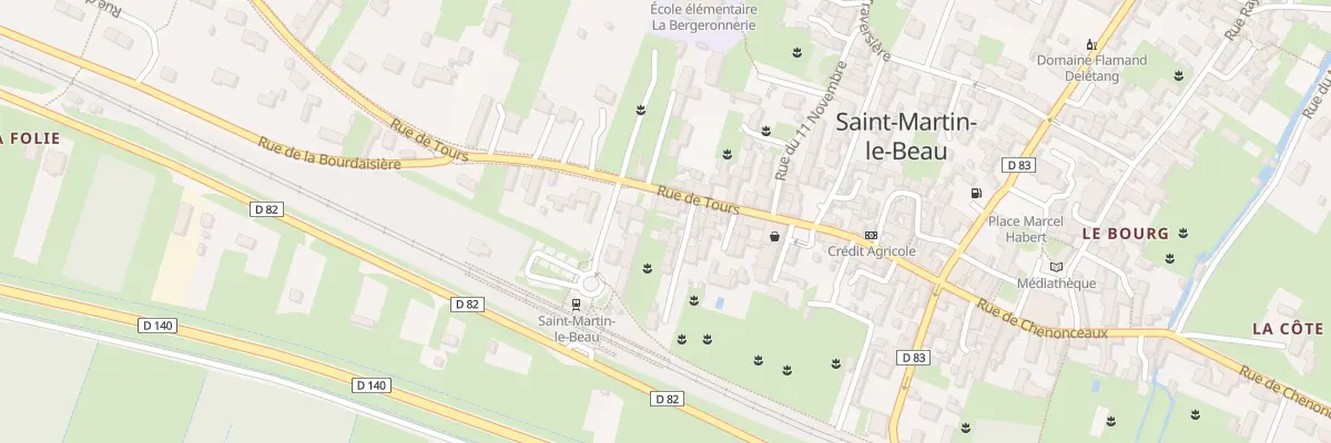 Plan du 59 Rue de Tours à Saint-Martin-le-Beau