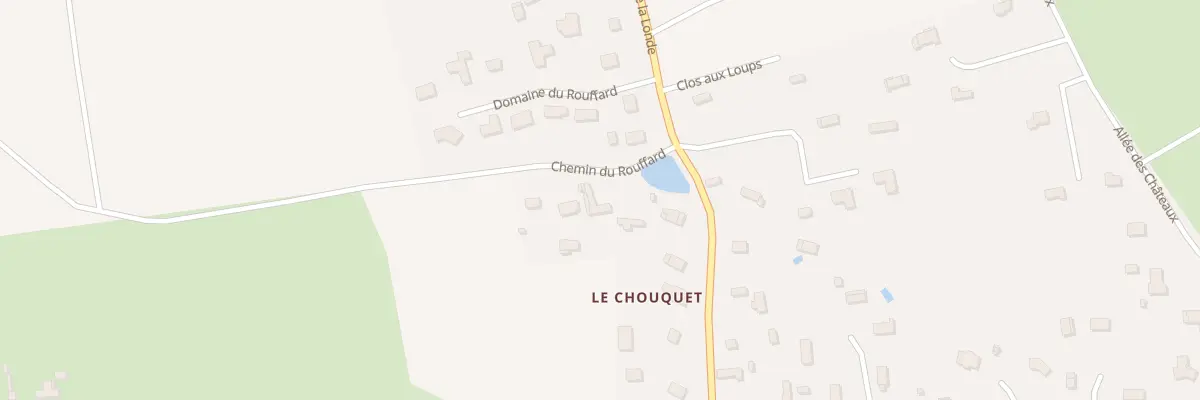 Plan du 1 Che du Rouffard à Caumont