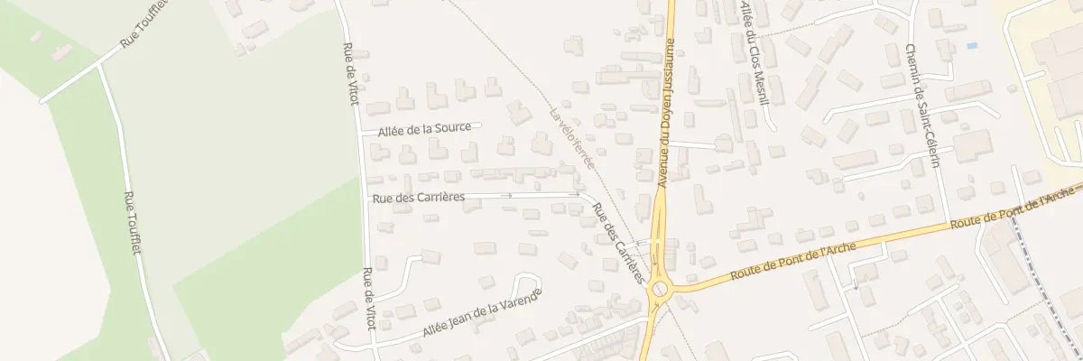 Plan du 6 Rue des Carrières au Neubourg