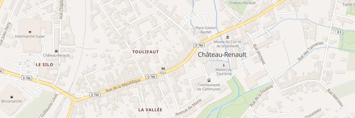 Plan du 150B Rue de la République à Château-Renault