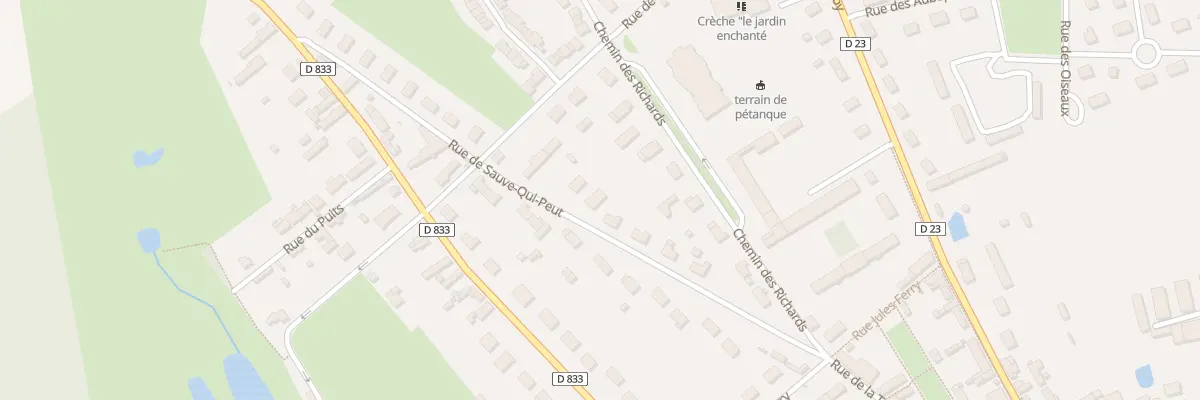 Plan du 222 Rue de Sauve Qui Peut à Breteuil
