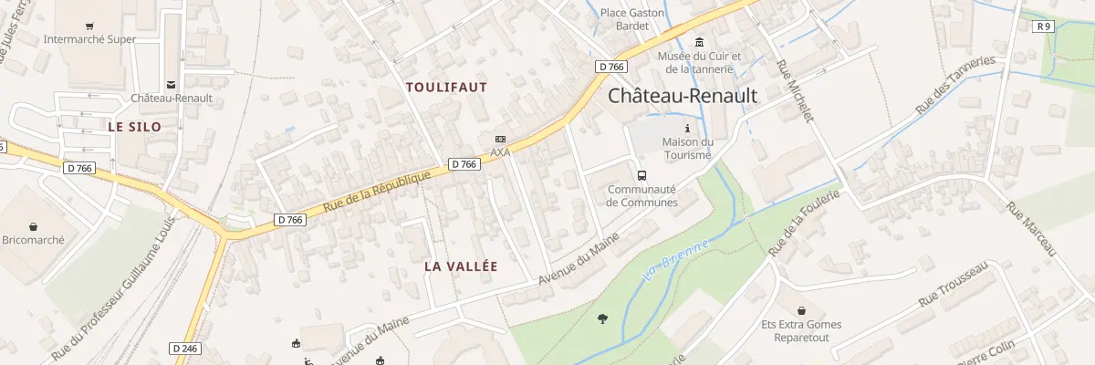 Plan du 1271 Rue de la République à Château-Renault