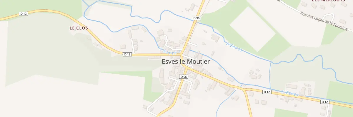 Plan du 5 Pl de l’Eglise à Esves-le-Moutier