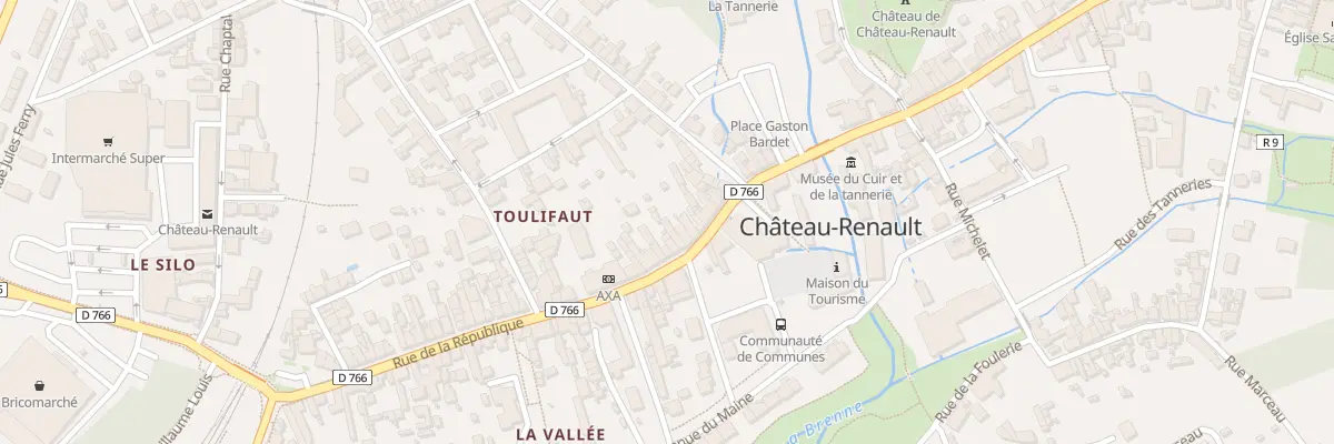 Plan du 146 Rue de la République à Château-Renault