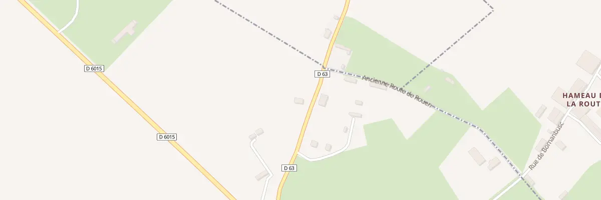 Plan du 205 Rue d’Hardouville à Bouville