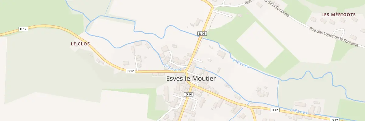 Plan du 4 Rue Alfred de Vigny à Esves-le-Moutier