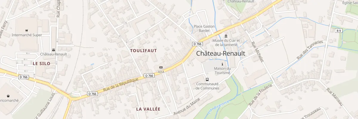Plan du 148 Rue de la République à Château-Renault