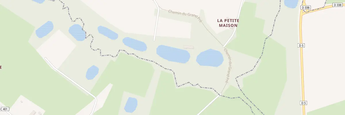 Plan du 445 Che du Grand Pré à Saint-Ulphace