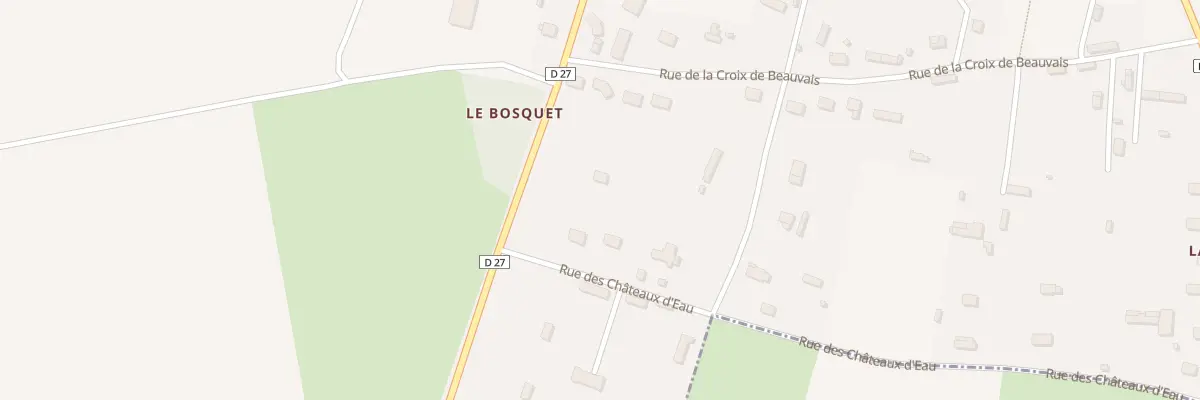 Plan du 67 Rue des Chateaux d’Eau à Greuville