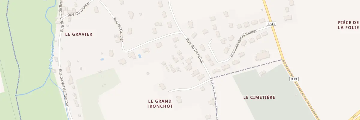 Plan du 30 Rue du Tronchot à Neuville-sur-Brenne