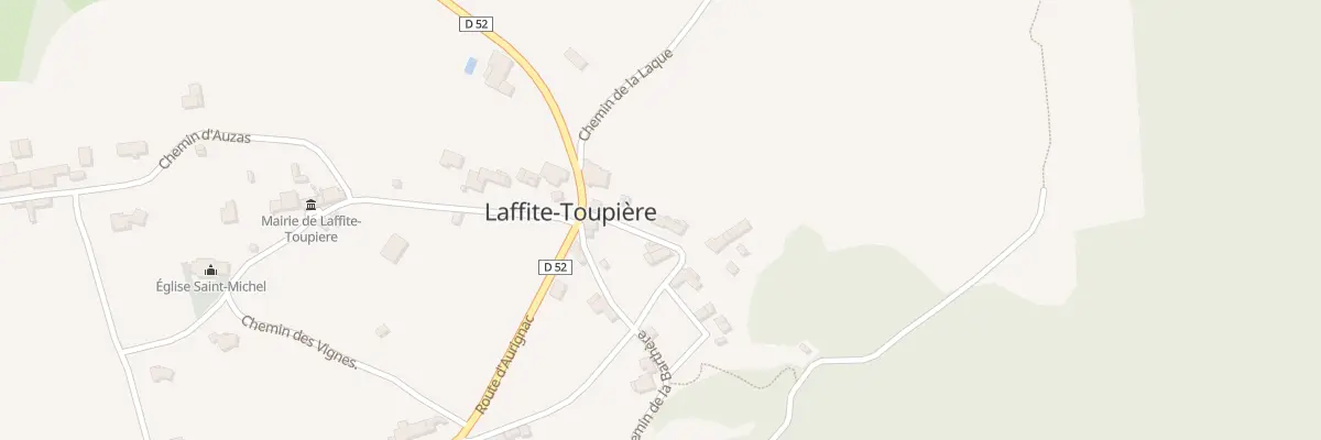Plan du 1 Che de la Fontaine. à Laffite-Toupière