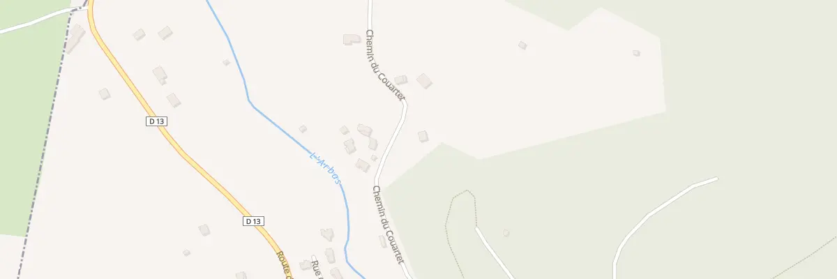 Plan du 171 Sarradots à Arbas