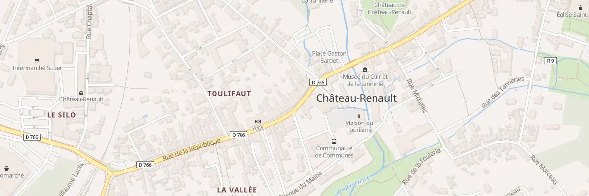 Plan du 142 Rue de la République à Château-Renault